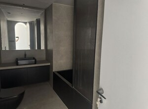 Bathroom in 3 BHK Apartment at Lodha Parkside, Worli – for Rent