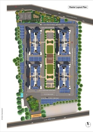 2 BHK Apartment For Sale in Magarpatta Riverview City Hornbill Heights, Loni Kalbhor