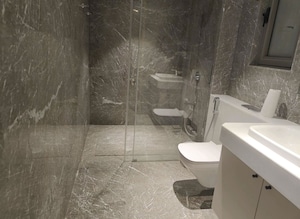 Bathroom in 4 BHK Apartment at Rustomjee Crown, Prabhadevi – for Rent