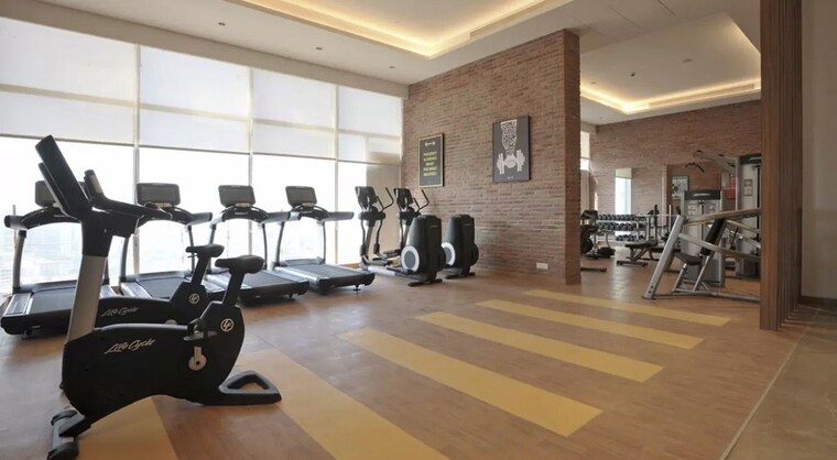 Gym, l-t-crescent-bay-t2 3 Bedroom 1100 Sq.Ft. Apartment In Parel Mumbai 10095869