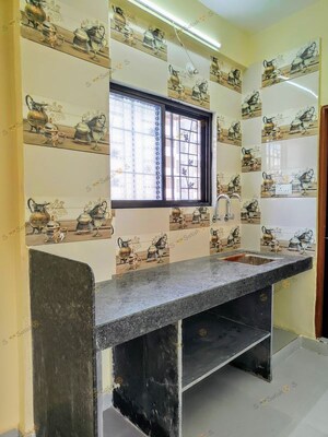 Kitchen in 1 BHK Builder Floor at Vishal Nagar – for Rent