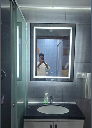 Bathroom in 3 BHK Apartment at Aparna One, Shaikpet – for Rent