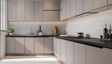 Kitchen in 2 BHK Apartment at Godrej Evergreen Square, Hinjewadi Phase 3 – for Sale