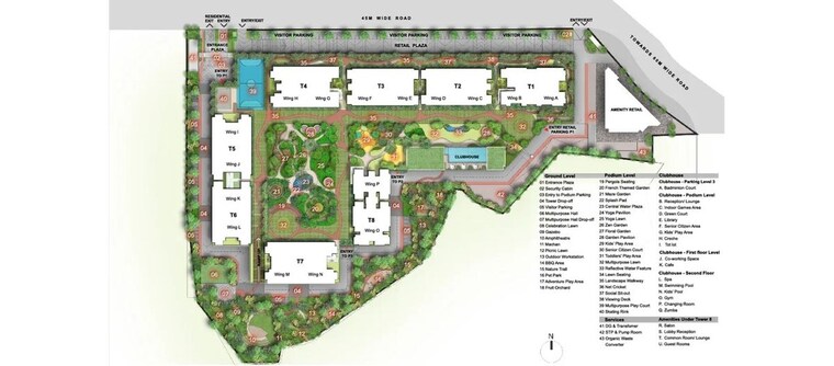 Master Plan, godrej-evergreen-square 2 Bedroom 700 Sq.Ft. Apartment In Hinjewadi Phase 3 Pune 10095897
