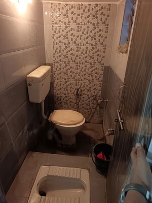 Attached Bathroom in 1 BHK Apartment at Shiv Pooja Residency, Nava Vadaj – for Rent