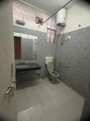 Bathroom in 3 BHK Builder Floor at Chittaranjan Park – for Rent