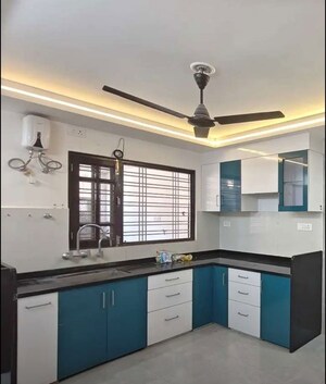 Kitchen in 3 BHK Apartment at Hazratganj – for Rent