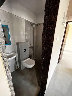 Bathroom in 1 BHK Apartment at Ajanta Airavat Horizon, Bhandup West – for Rent