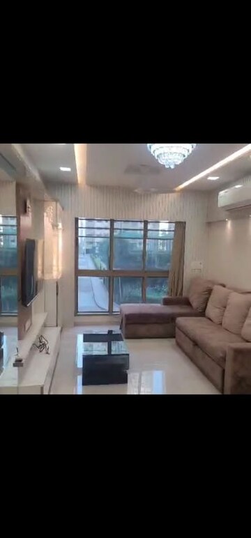 Living Room in 2 BHK Apartment at Sheth Vasant Oasis, Andheri East – for Rent