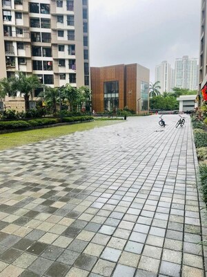 Balcony in 2 BHK Apartment at Runwal Eirene, Balkum Pada – for Rent