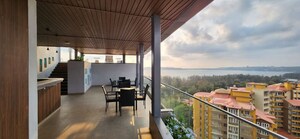 Balcony in 4 BHK Apartment at Miramar – for Rent