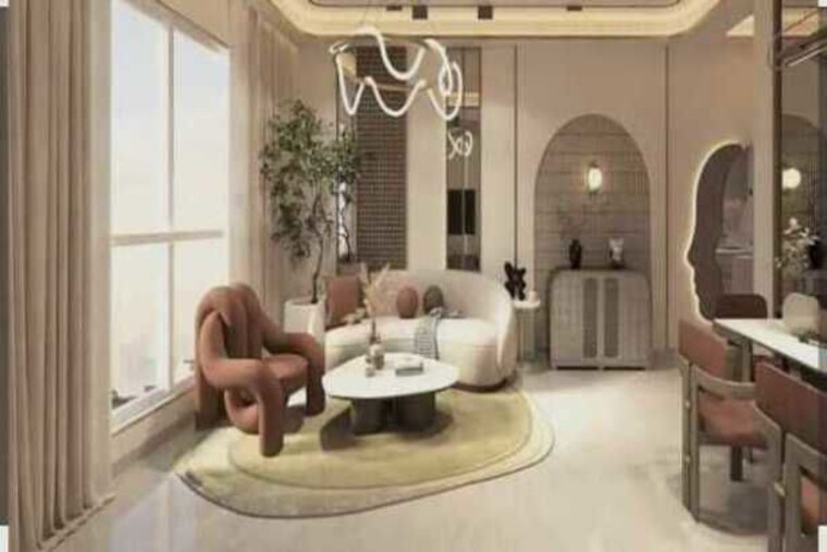 Living Room, godrej-arden 3.5 Bedroom 2114 Sq.Ft. Apartment In Sigma Iii Greater Noida Greater Noida 10096124