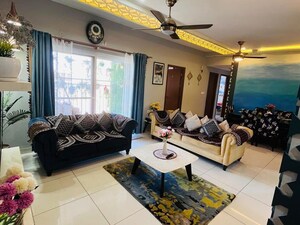 Living Room in 3 BHK Apartment at Prestige Gulmohar, Horamavu – for Rent