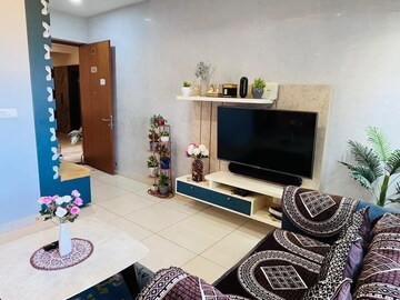 Living Room in 3 BHK Apartment at Prestige Gulmohar, Horamavu – for Rent