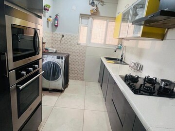 Kitchen in 3 BHK Apartment at Prestige Gulmohar, Horamavu – for Rent
