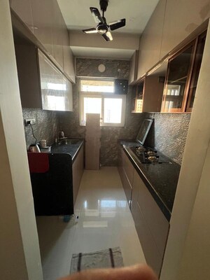 Kitchen in 1 BHK Apartment at Ashar Axis, Majiwada – for Rent