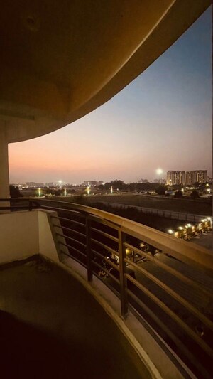 Balcony in 3.5 BHK Apartment at Purvanchal Kings Court, Gomti Nagar – for Rent