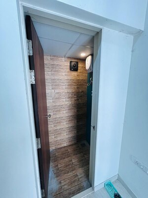 Building Lobby in 2 BHK Apartment at Lodha Crown Quality Homes, Majiwada – for Rent