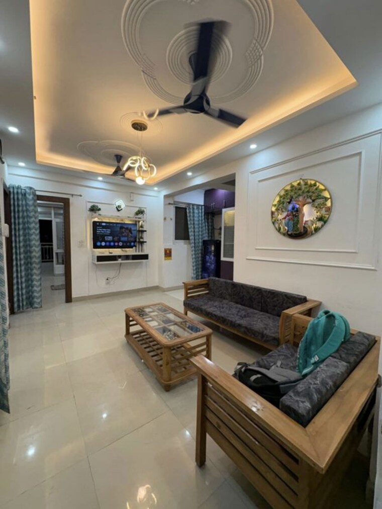 Living Room, supertech-ecovillage-ii 2 Bedroom 1100 Sq.Ft. Apartment In Sector 16b Greater Noida Greater Noida 10096215