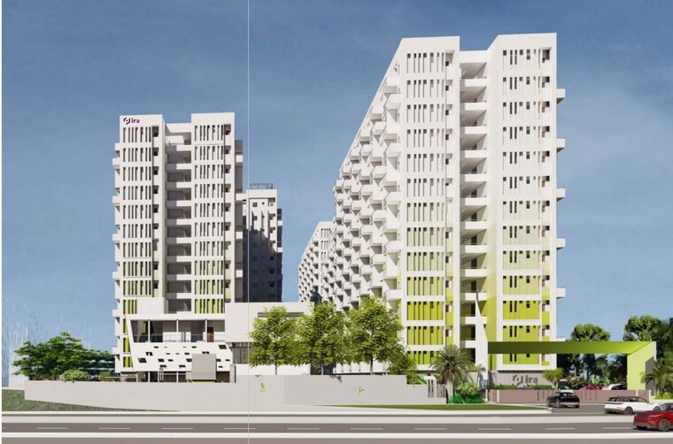 Exterior View, ira-m3 2.5 Bedroom 1105 Sq.Ft. Apartment In Kollur Hyderabad 10089168