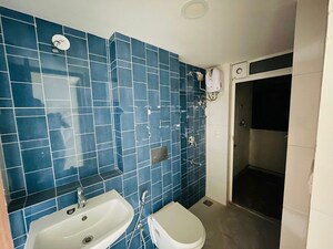 Bathroom in 2 BHK Apartment at Lodha Amara, Kolshet Road – for Rent