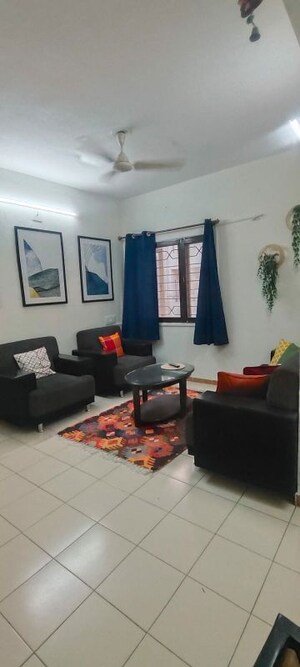 Living Room in 2 BHK Villa at South Bopal – for Rent