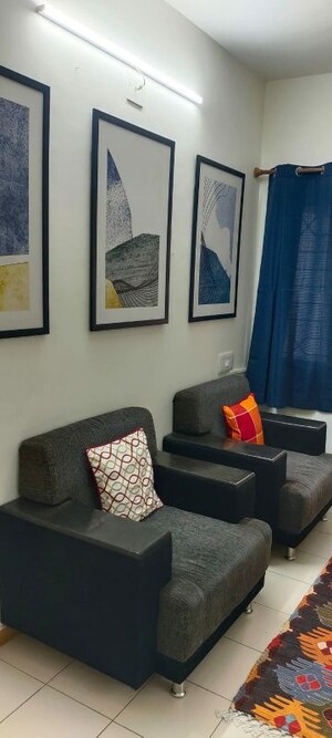 Living Room in 2 BHK Villa at South Bopal – for Rent