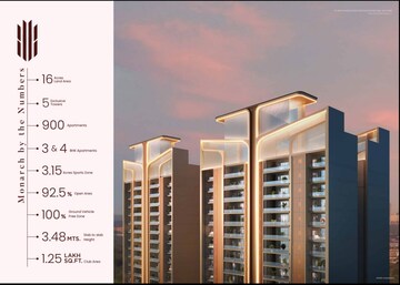 3.5 BHK Apartment For Sale in Suncity Monarch Residences, Sector 78