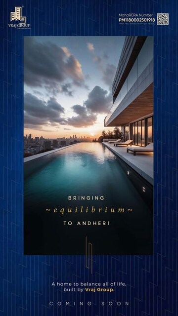 2 BHK Apartment For Sale in Vraj Meridian Nikunj CHS, Amboli