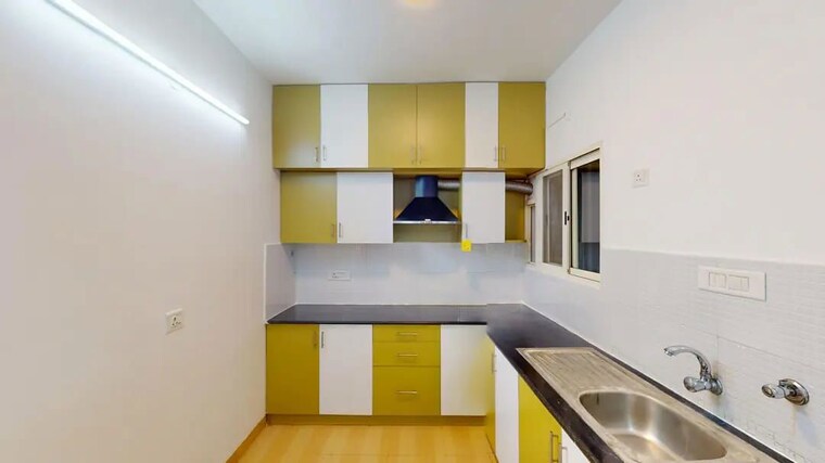 Kitchen, thanisandra 2 Bedroom 1260 Sq.Ft. Apartment In Thanisandra Bangalore 10096400