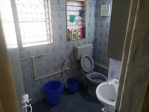 Bathroom in 2 BHK Apartment at Ahimsa Tower, Malad West – for Rent