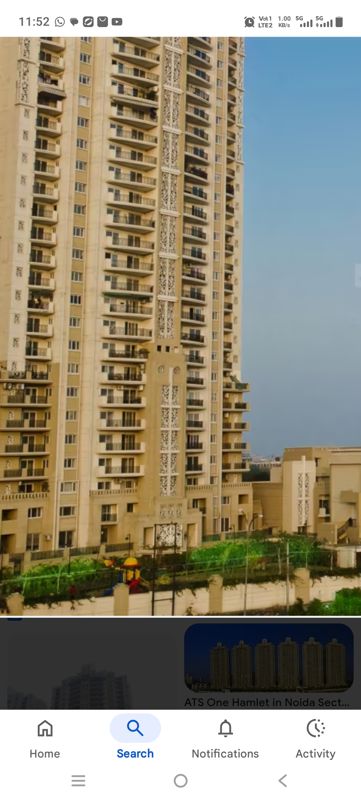 4 BHK + Pooja Room,Servant Room,Study Room,Extra Room Apartment For Rent in ATS One Hamlet