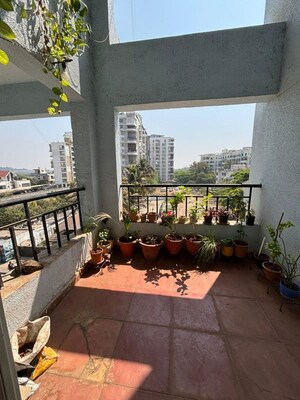 Balcony in 2 BHK Apartment at Sai Shree CHS Ltd, Pimple Saudagar – for Sale