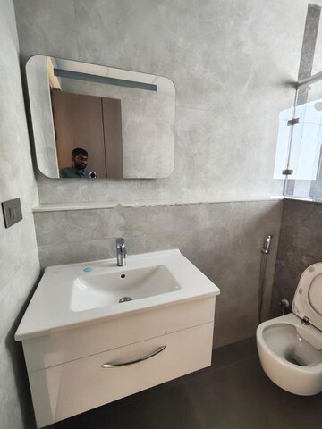 Bathroom in 3 BHK Apartment at Sri Fortune Sonthalia Sky Villas, Kokapet – for Rent