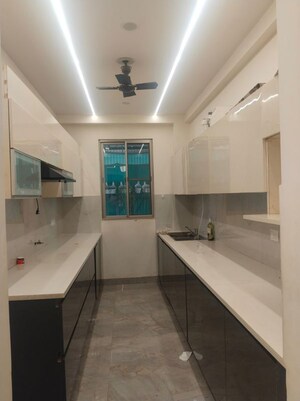 Kitchen in 3 BHK Builder Floor at Hong Kong Bazaar, Sector 57 – for Rent