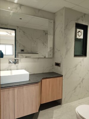 Attached Bathroom in 3 BHK Builder Floor at Hong Kong Bazaar, Sector 57 – for Rent