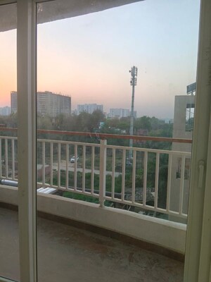 Balcony in 2.5 BHK Apartment at Rishita Mulberry Heights, Sushant Golf City – for Rent