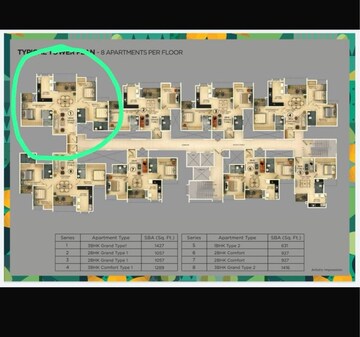 Master Plan in 3 BHK Apartment at Provident Ecopolitan, Marenahalli – for Sale