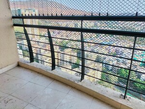 Balcony in 2 BHK Apartment at Raheja Heights Phase 2, Goregaon East – for Rent