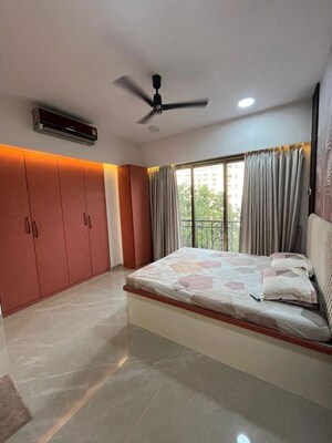 Bedroom in 3 BHK Apartment at Kamal Apartment Teen Hath Naka, Louis Wadi – for Rent
