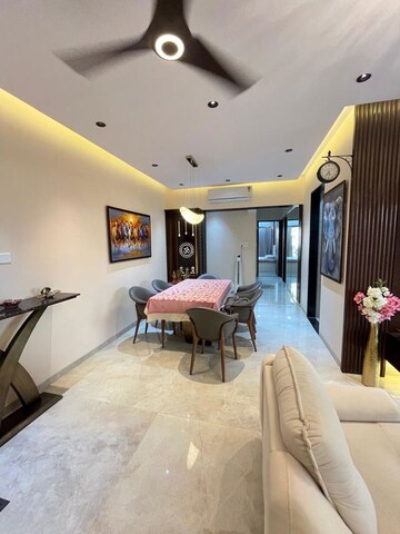 Living Room in 3 BHK Apartment at Kamal Apartment Teen Hath Naka, Louis Wadi – for Rent