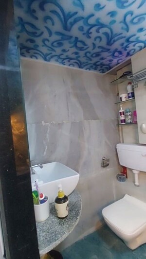Bathroom in 1.5 BHK Apartment at Golden Palace CHS, Kandivali East – for Sale