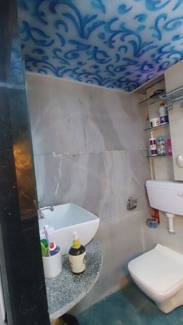 Bathroom in 1.5 BHK Apartment at Golden Palace CHS, Kandivali East – for Sale