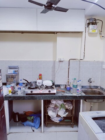 Kitchen in 3 BHK Apartment at Balaji Trinity Heights, Haware City – for Sale