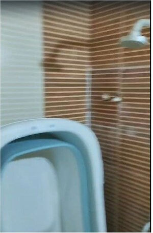 Attached Bathroom in 3 BHK Apartment at Balaji Trinity Heights, Haware City – for Sale