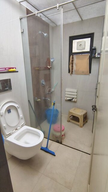 Bathroom in 3 BHK Villa at Shubhashree Woods Row Houses, Pimpri – for Rent