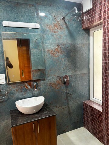 Bathroom in 3 BHK Apartment at Vasant Kunj – for Rent