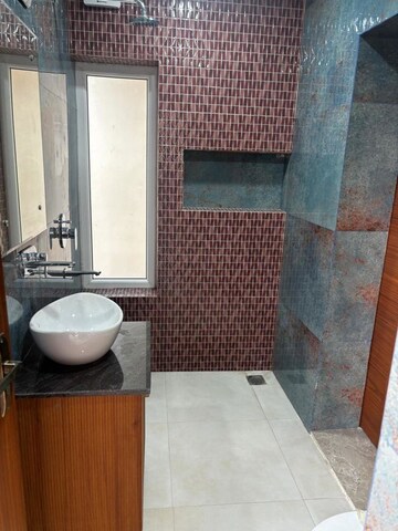Bathroom in 3 BHK Apartment at Vasant Kunj – for Rent