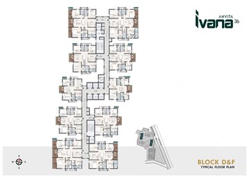 Master Plan in 3 BHK Apartment at Anvita Ivana, Kollur – for Sale