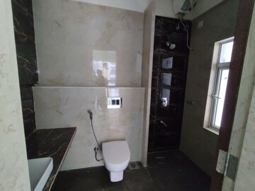 Bathroom in 2 BHK Apartment at N Rose Northern Heights, Dahisar East – for Rent